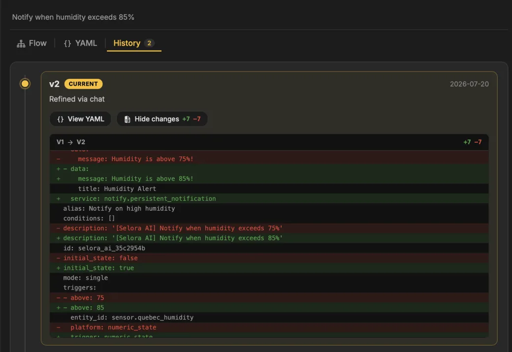 Selora AI v0.17.0: Alexa Voice Control and Search Across Your Automations
