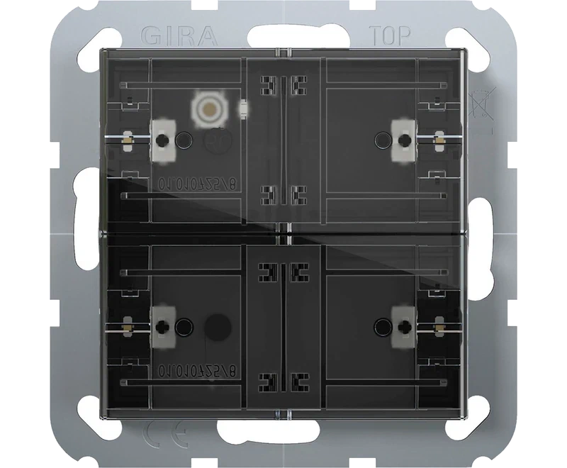 Pushbutton sensor 4.55 Komfort, 2-gang