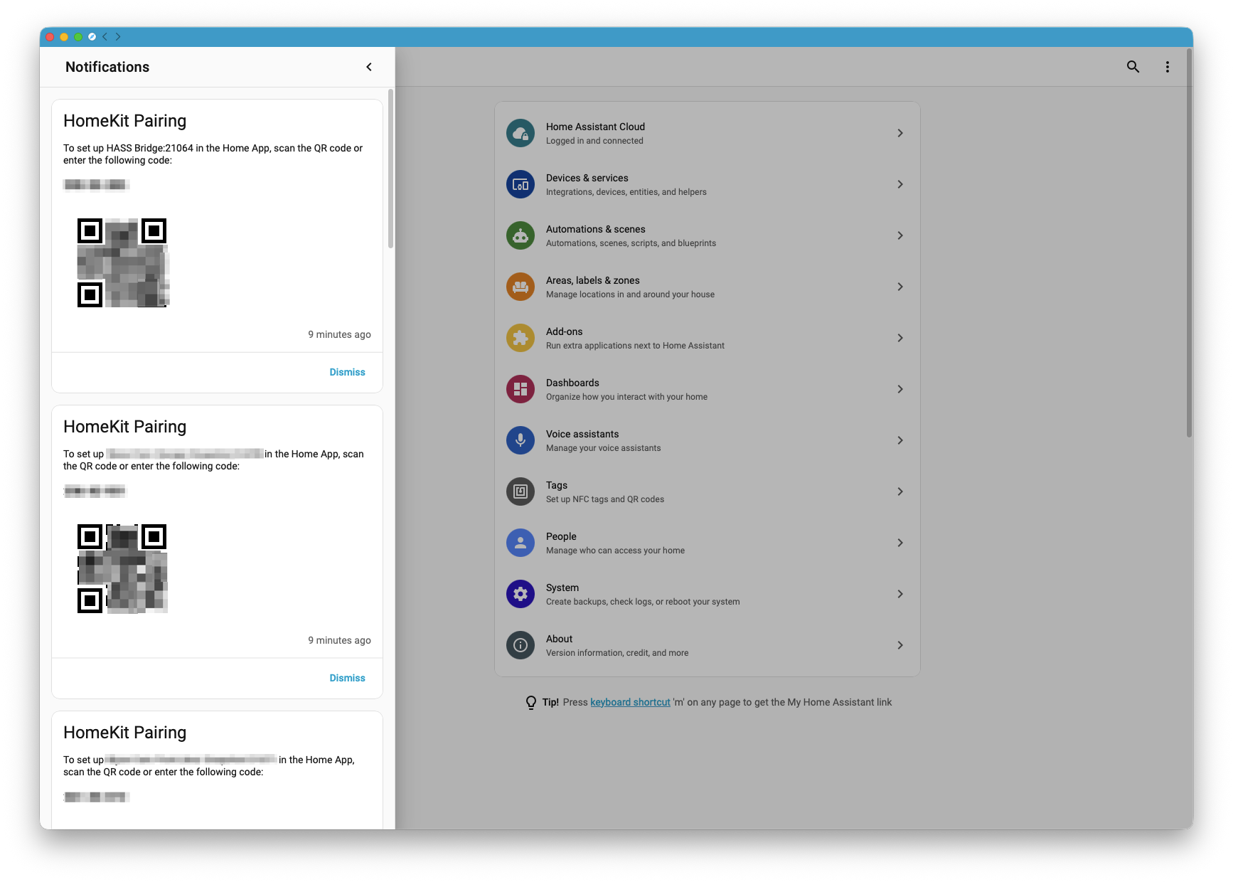 QRCode in HA notifications