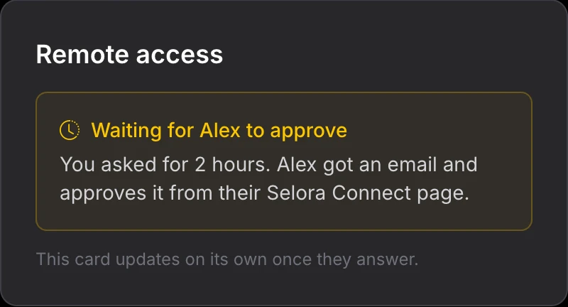 Awaiting Approval Status