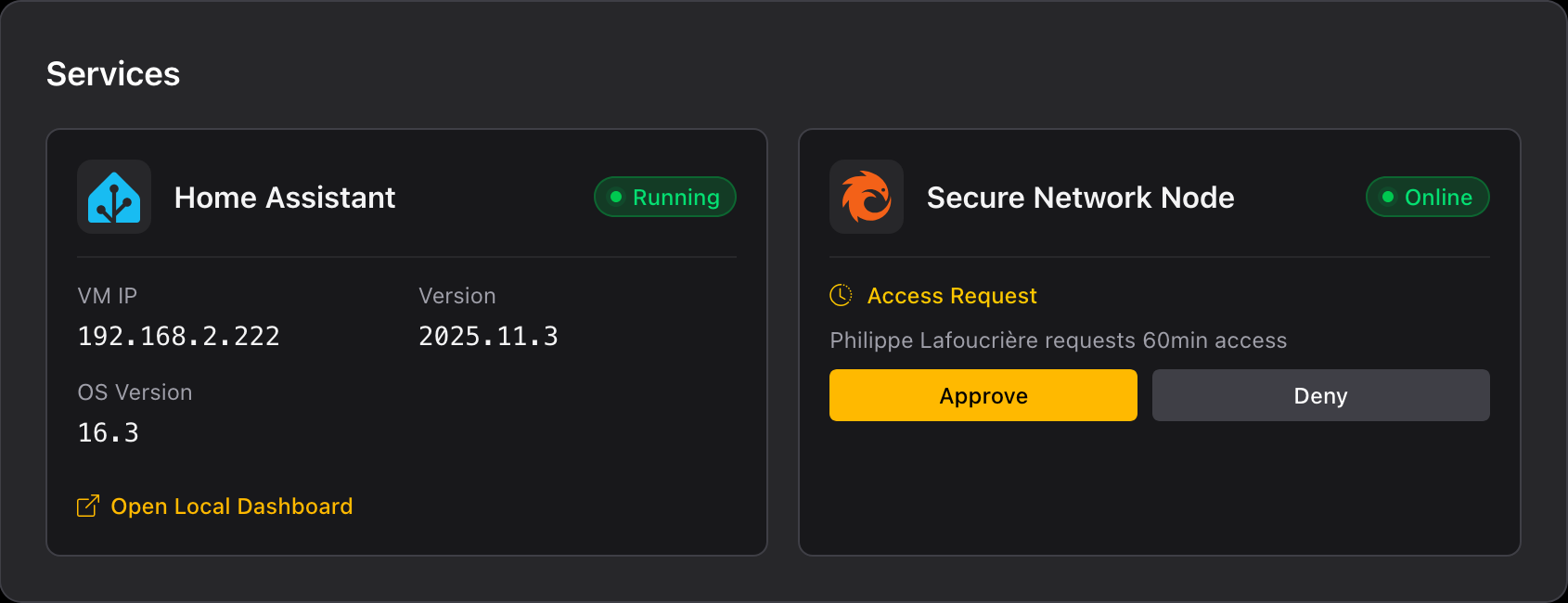 Homeowner Approve or Deny