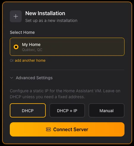 Claim with Advanced Settings