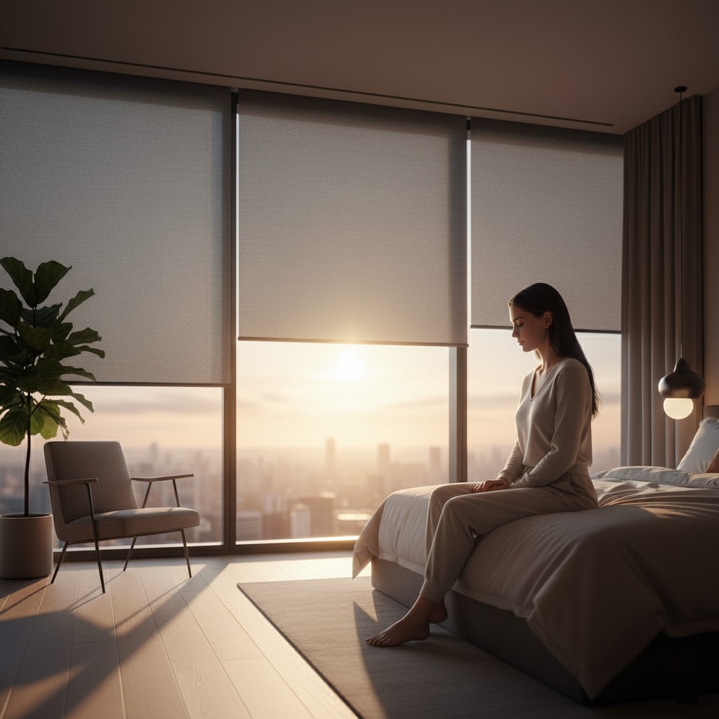 Smart motorized shades