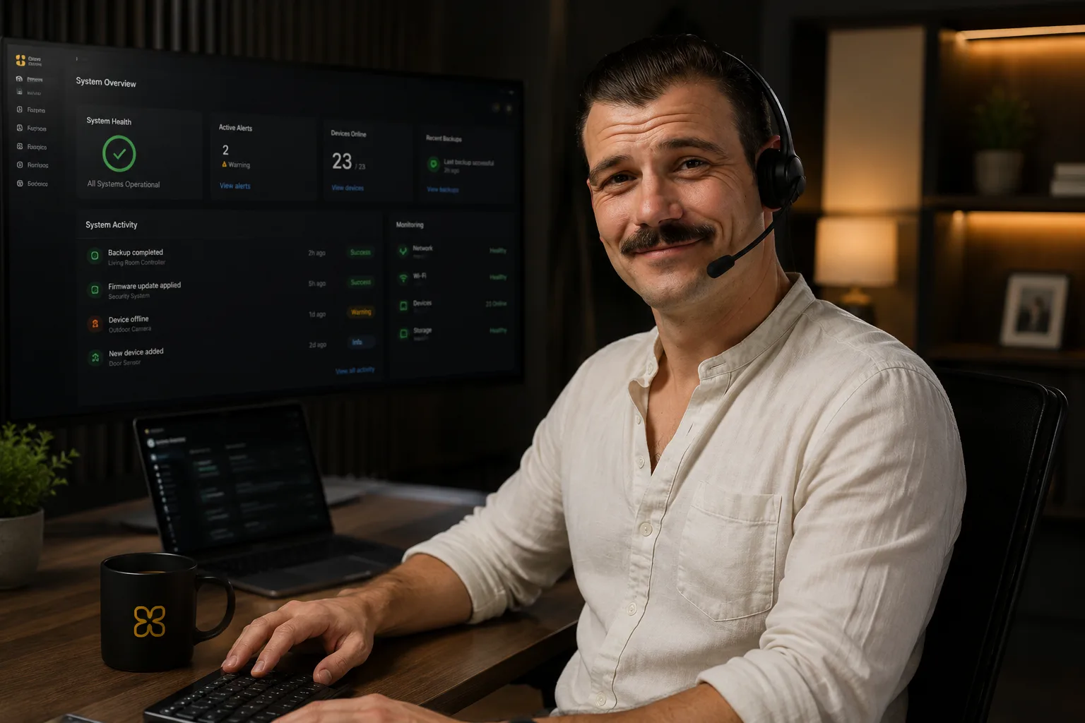 Ongoing professional smart home support